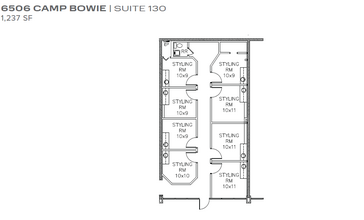 6500 Camp Bowie Blvd, Fort Worth, TX à louer Plan d’étage– Image 1 sur 1