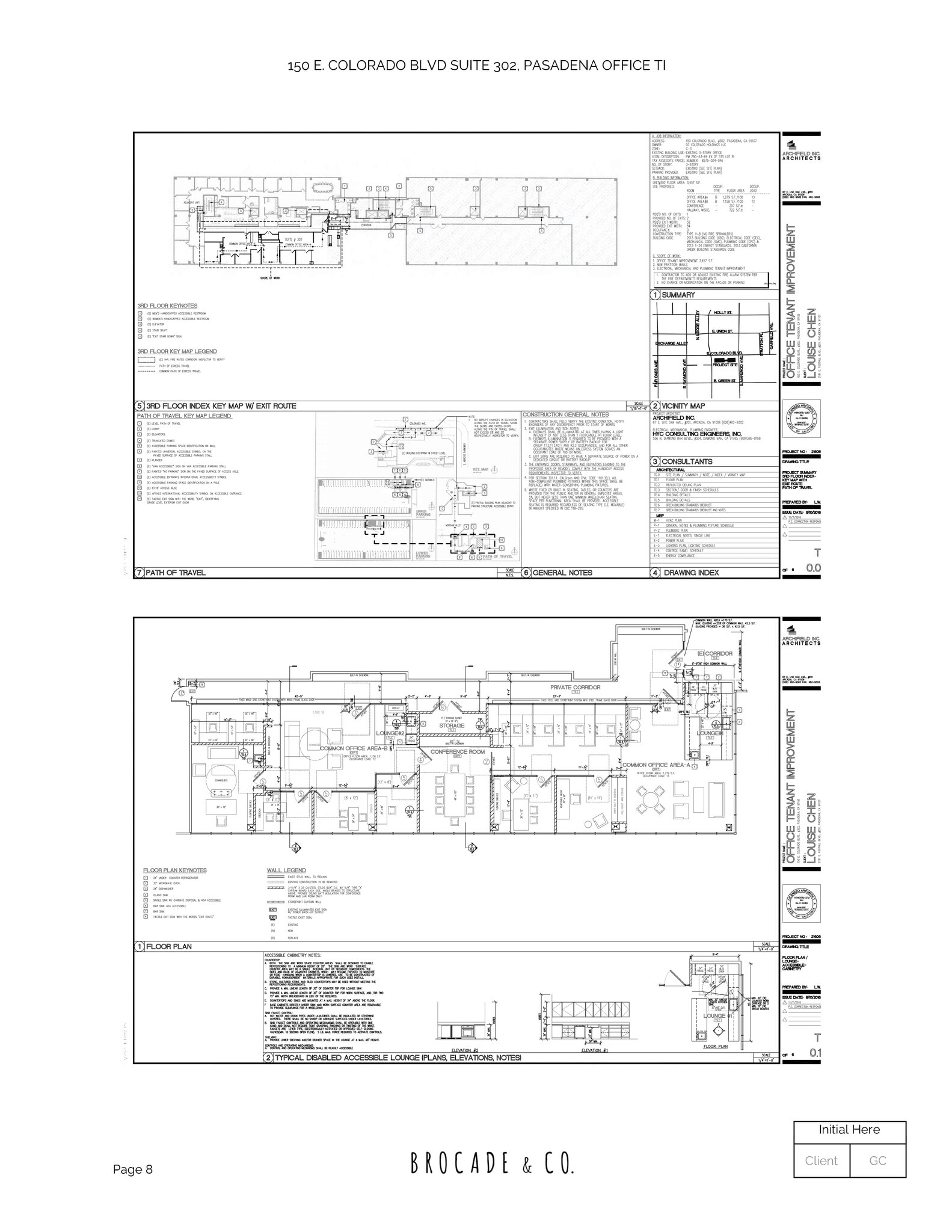 150 E Colorado Blvd, Pasadena, CA à louer Plan de site– Image 1 sur 1