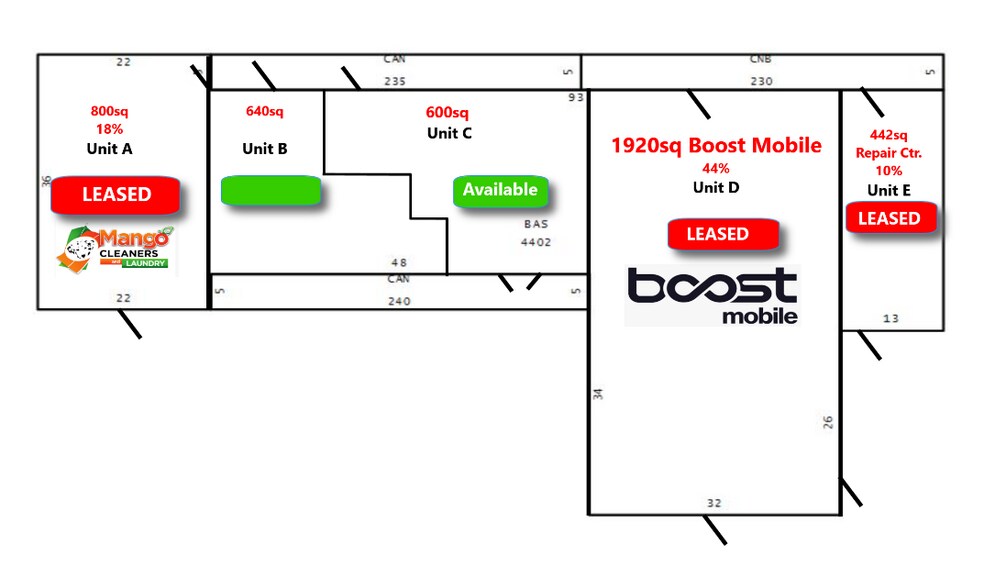 11923 E Dr Martin Luther King Jr Blvd, Seffner, FL à louer - Plan d’étage – Image 3 sur 9