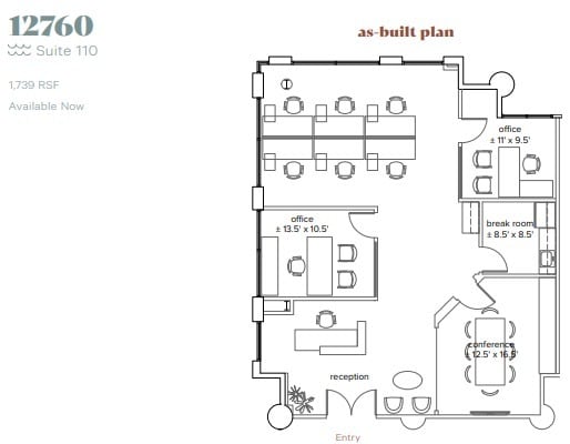 12750 High Bluff Dr, San Diego, CA à louer Plan d’étage– Image 1 sur 1
