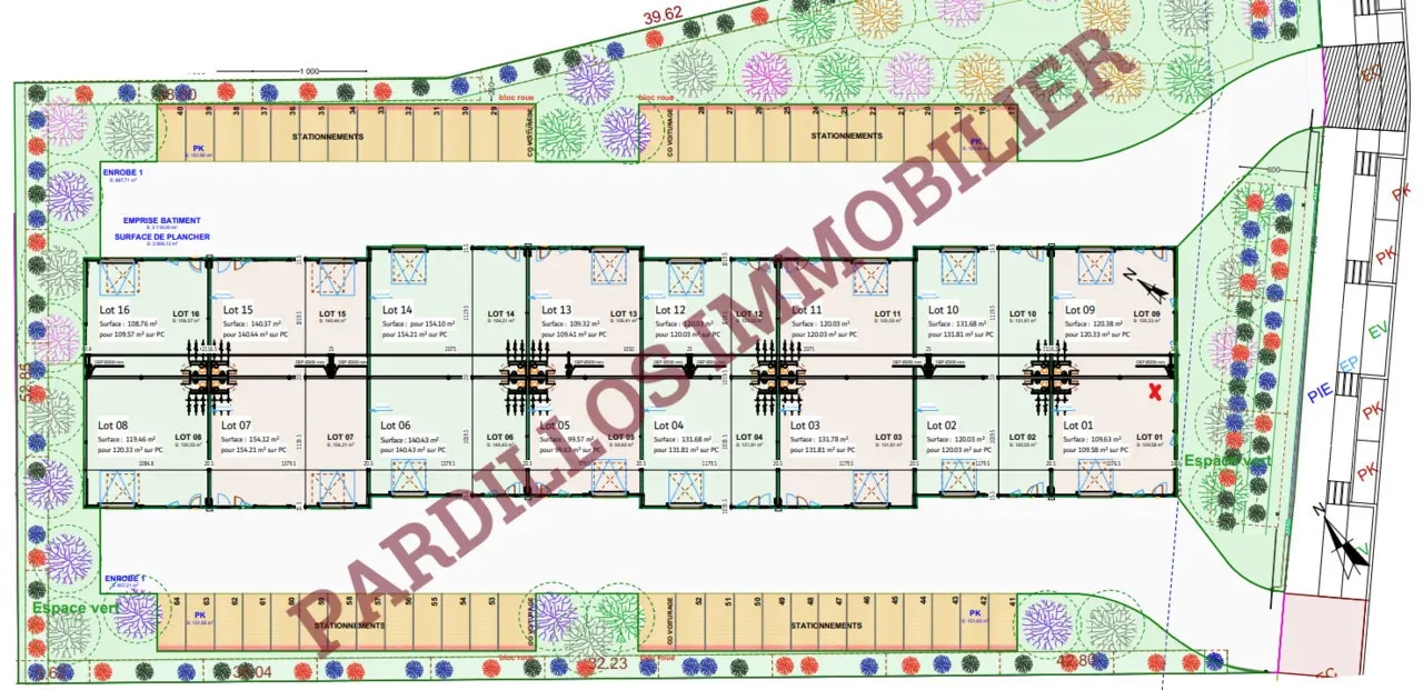 Local d’activités dans DOUVRES-LA-DÉLIVRANDE à louer Plan de site– Image 1 sur 2