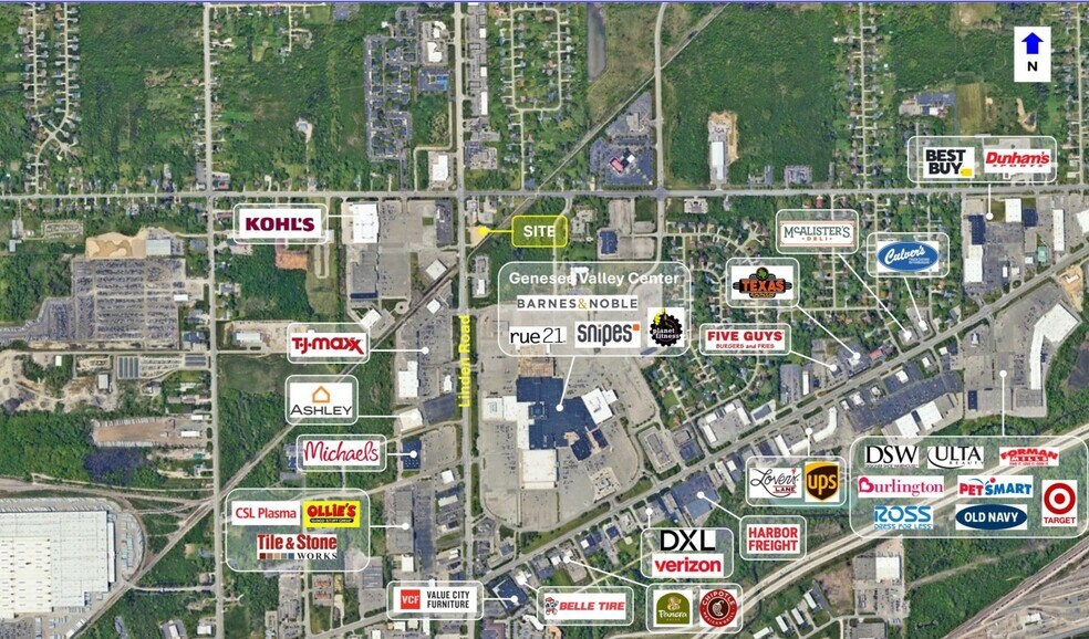 3027 S Linden Rd, Flint, MI à louer - Aérien – Image 2 sur 2