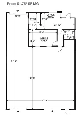 2375 Michael Faraday Dr, San Diego, CA à louer Plan d’étage– Image 1 sur 1