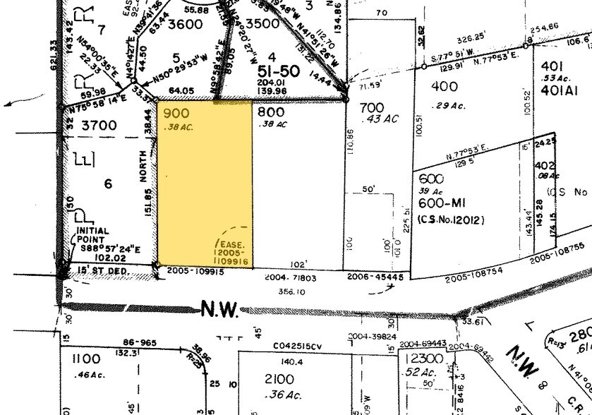 12923 NW Cornell Rd, Portland, OR à louer - Plan cadastral – Image 3 sur 16