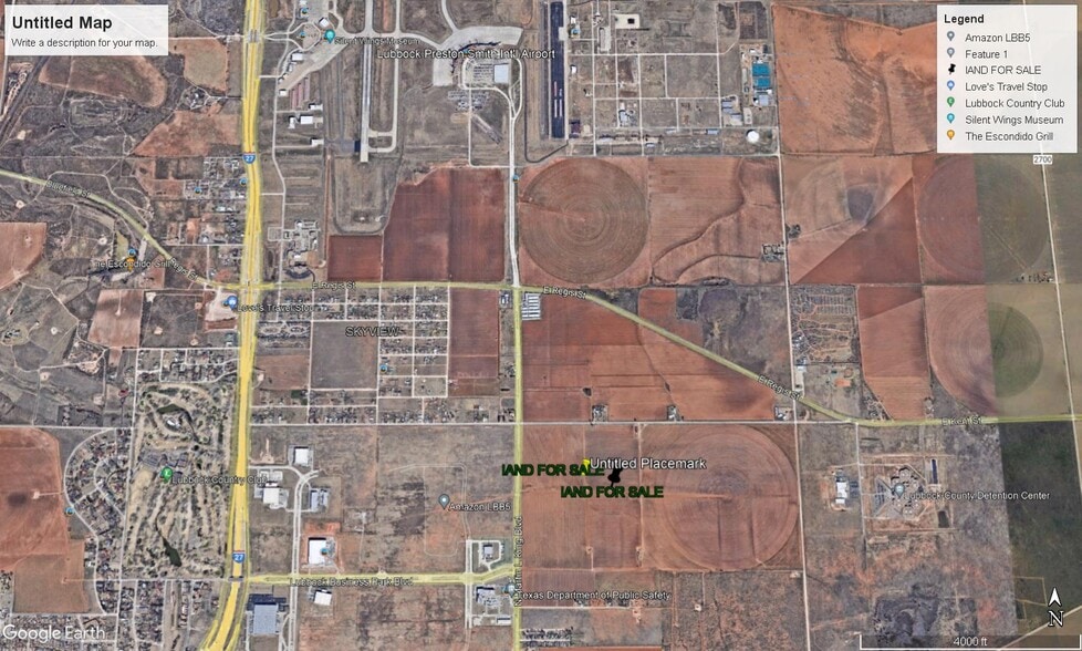 Kent - SEC of Kent street and MLK BLVD, Lubbock, TX à vendre - Aérien – Image 2 sur 2