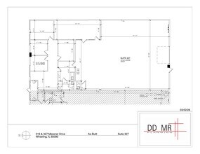 281-339 Messner Dr, Wheeling, IL à louer Plan de site– Image 2 sur 2