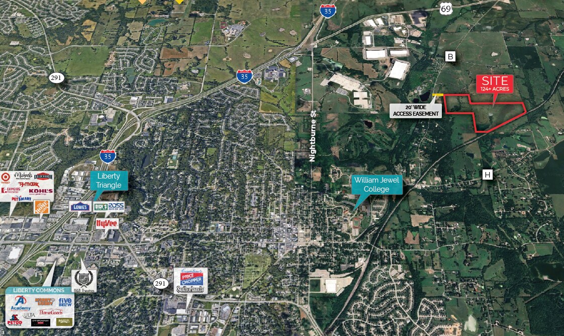Intersection of B & H Hwy, Liberty, MO à vendre Photo principale– Image 1 sur 2