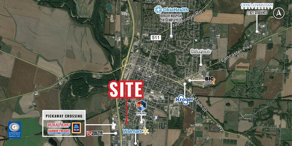 1250 S Court St, Circleville, OH à louer - Aérien – Image 2 sur 3