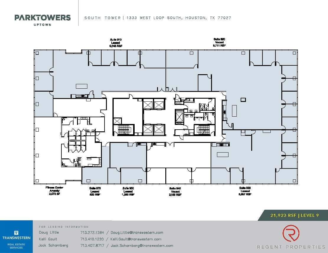 1233 West Loop S, Houston, TX à louer Plan d’étage– Image 1 sur 1