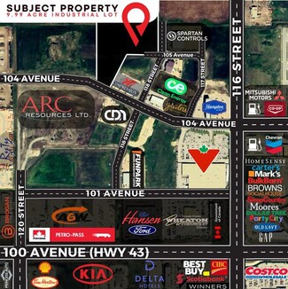 Plus de détails pour 11802 104 Ave, Grande Prairie, AB - Terrain à vendre