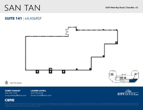 3200 W Ray Rd, Chandler, AZ à louer Plan d’étage– Image 1 sur 2