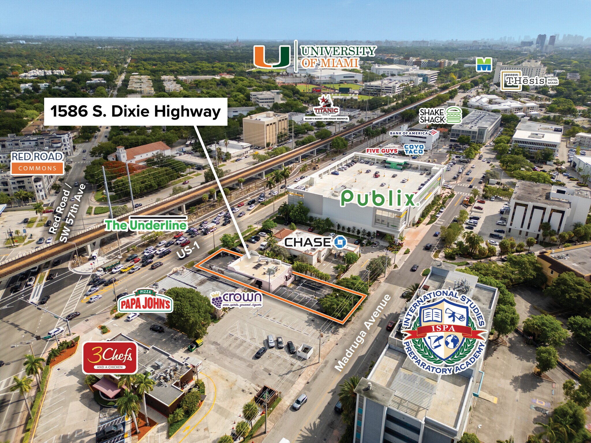 1586 S Dixie Hwy, Coral Gables, FL à louer Photo de l’immeuble– Image 1 sur 43