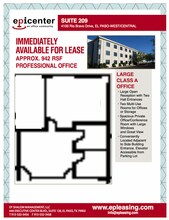 4100 Rio Bravo Dr, El Paso, TX à louer Plan d’étage– Image 2 sur 11