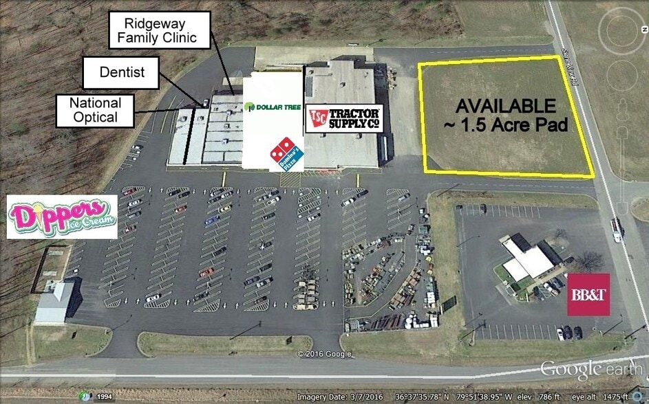 4920 Greensboro Rd, Ridgeway, VA à vendre - Aérien – Image 1 sur 1