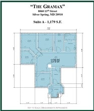 8060 13th St, Silver Spring, MD à louer Plan d’étage– Image 1 sur 1