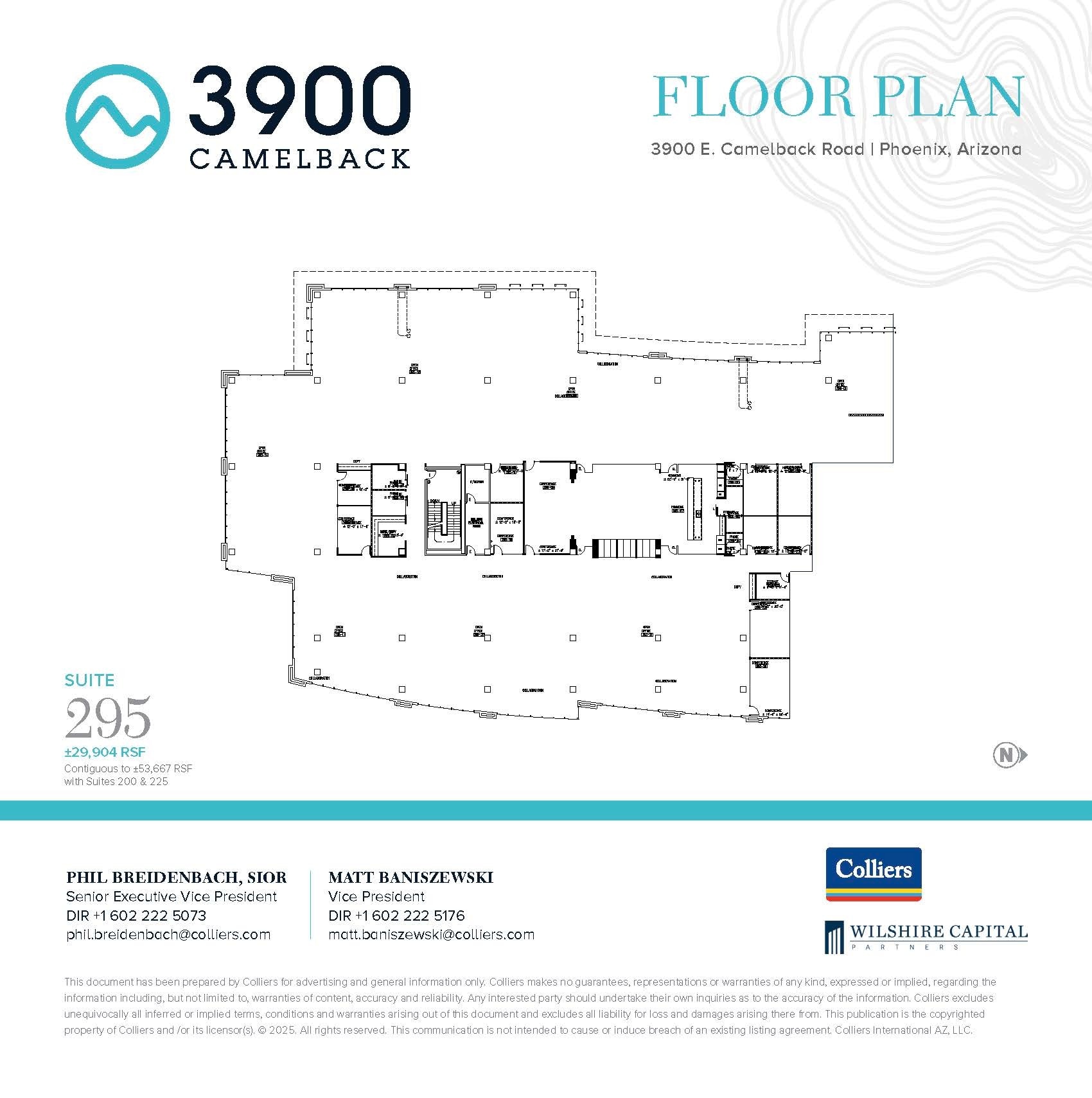 3900 E Camelback Rd, Phoenix, AZ à louer Plan d’étage– Image 1 sur 1