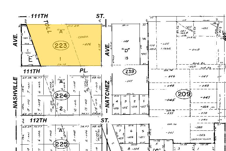 6545-6547 W 111th St, Worth, IL à vendre - Plan cadastral – Image 3 sur 4