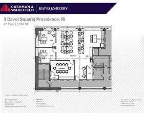 3 Davol Sq, Providence, RI à louer Plan d’étage– Image 2 sur 2