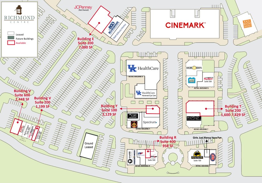 2027-2185 Barnes Mill Rd, Richmond, KY à louer - Plan de site – Image 2 sur 11