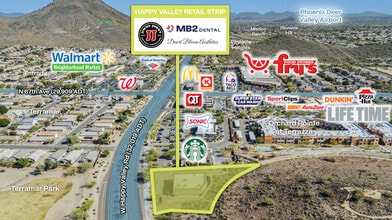 6847 Happy Valley rd, Peoria, AZ - Vue aérienne  vue de carte