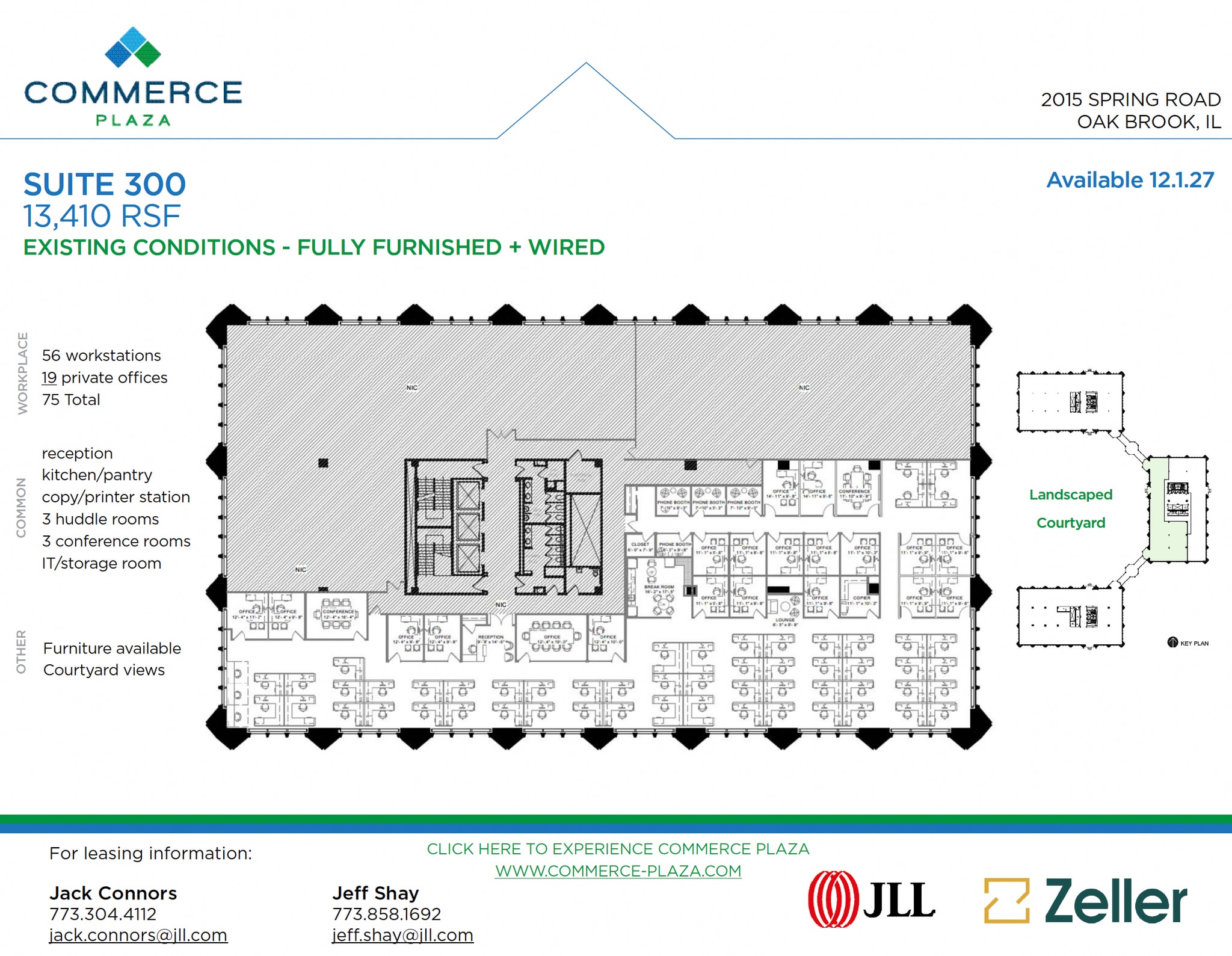 2015 Spring Rd, Oak Brook, IL à louer Plan d’étage– Image 1 sur 1
