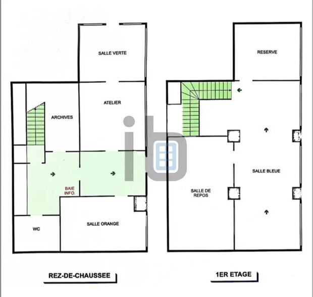 Bureau dans Paris à louer - Plan d’étage – Image 2 sur 7