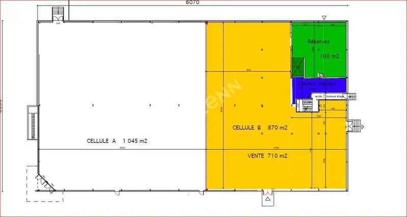 Local commercial dans Saint-Avold à louer - Plan d’étage – Image 2 sur 4