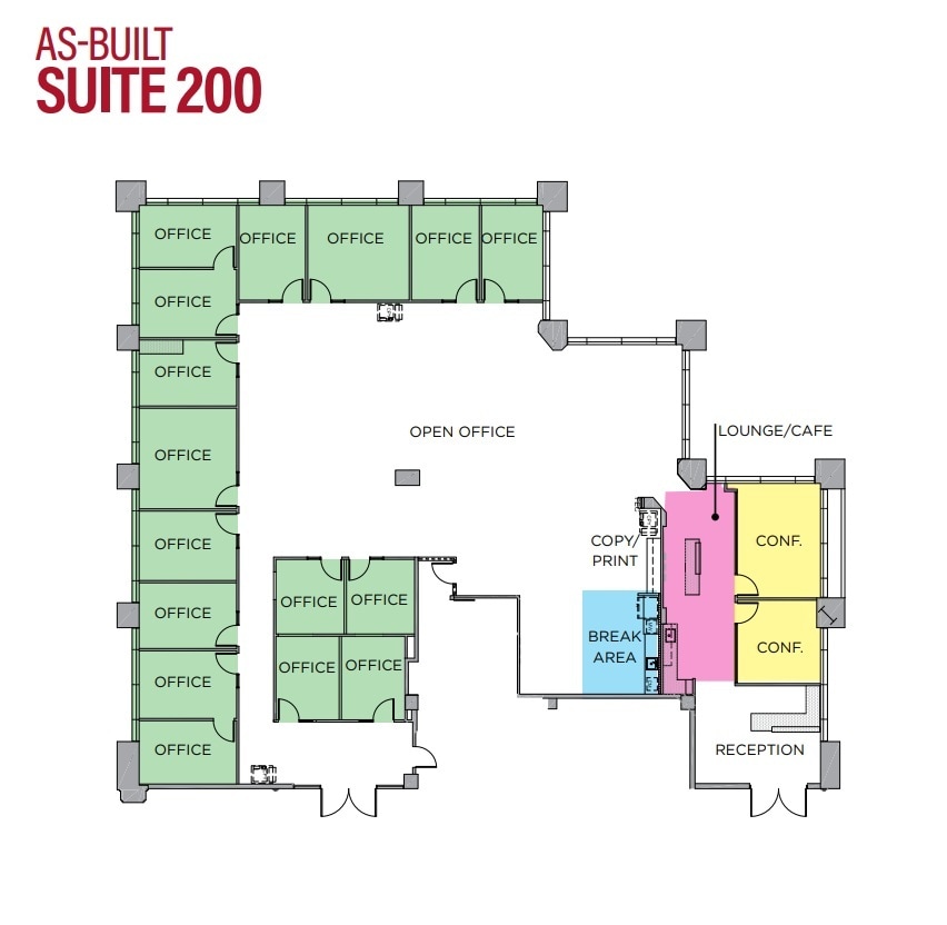 7676 Hazard Center Dr, San Diego, CA à louer Plan d’étage– Image 1 sur 1
