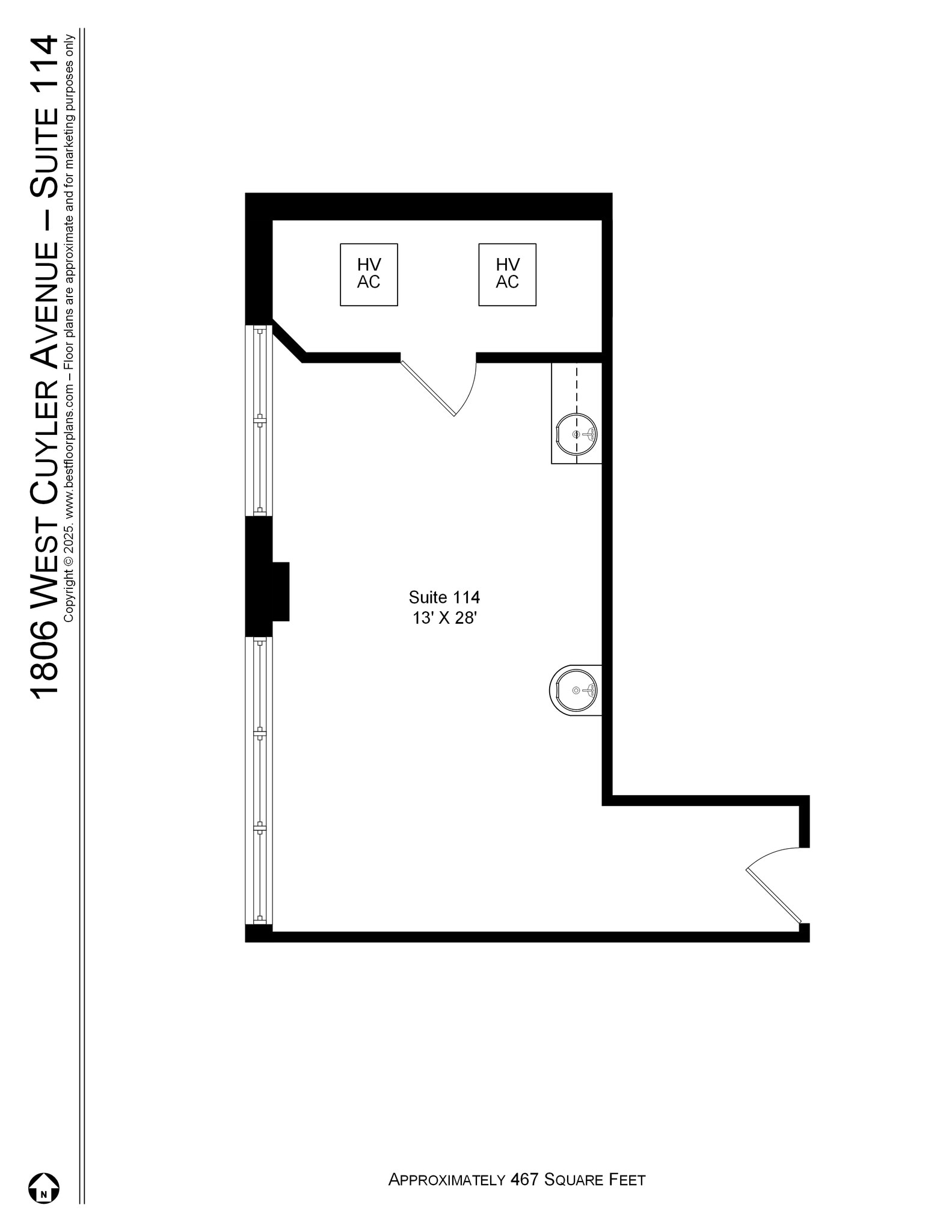 1800-1814 W Cuyler Ave, Chicago, IL à louer Photo intérieure– Image 1 sur 1