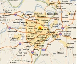 1466 Evergreen Ave, Saint Louis, MO - VUE AÉRIENNE vue de carte