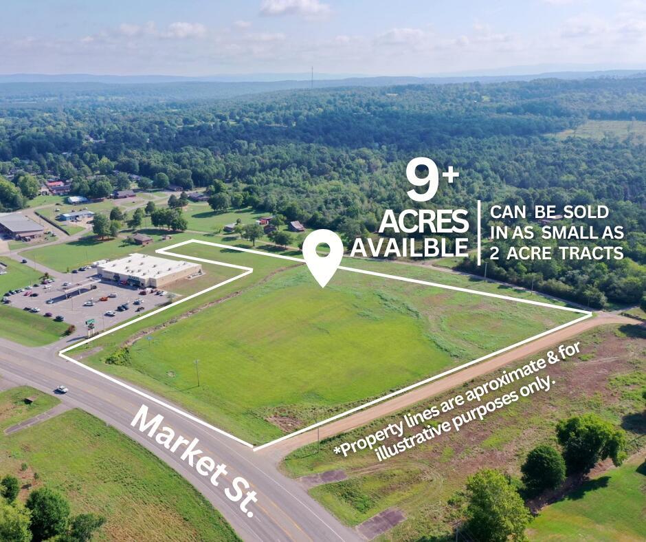 9+ Acres on Market Street Dover AR 72837, Dover, AR à vendre Aérien– Image 1 sur 7