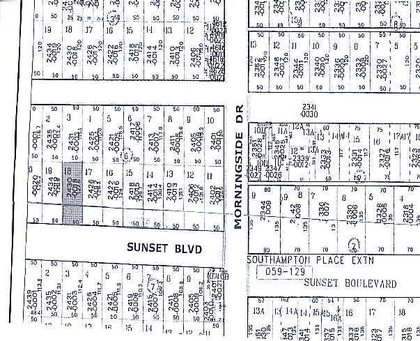 2430 Sunset Blvd, Houston, TX à louer - Plan cadastral – Image 2 sur 13