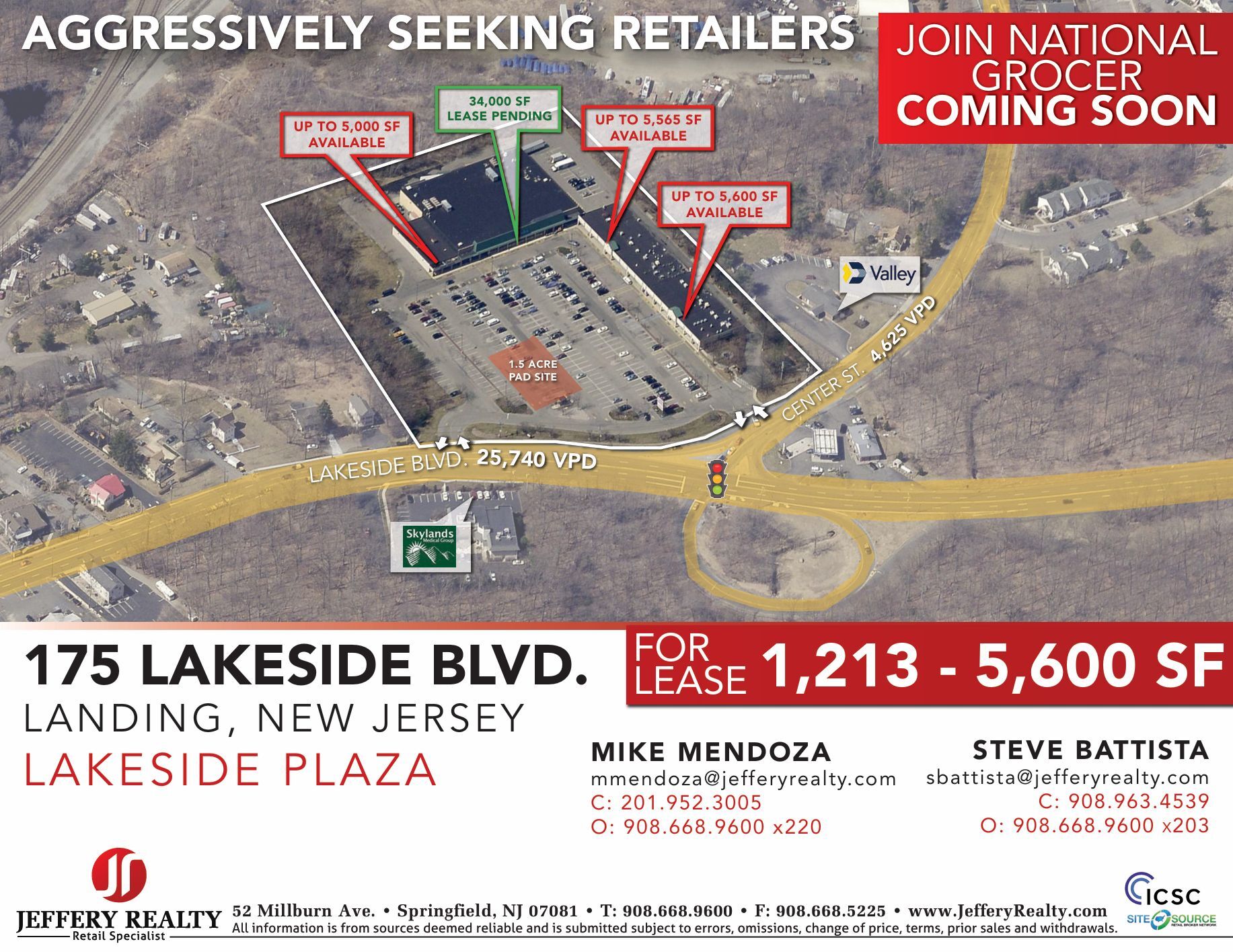 175 Lakeside Blvd, Landing, NJ à louer Photo de l’immeuble– Image 1 sur 2
