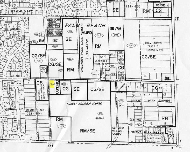 3472 Forest Hill Blvd, West Palm Beach, FL à louer - Plan cadastral – Image 2 sur 18