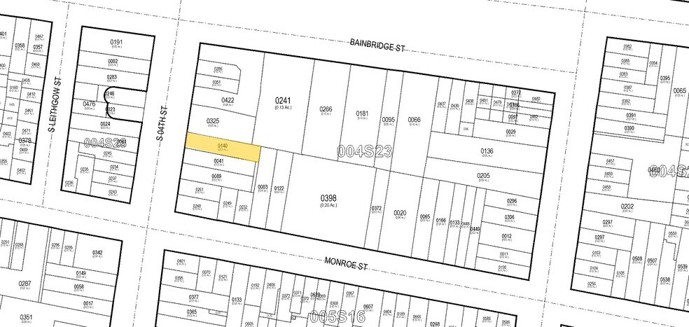 711 S 4th St, Philadelphia, PA à vendre - Plan cadastral – Image 3 sur 3
