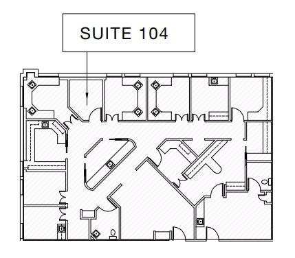 15721-15725 Pomerado Rd, Poway, CA à louer Plan d’étage– Image 1 sur 2