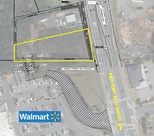 6439 Bells Ferry Rd, Woodstock, GA à louer - Plan de site – Image 2 sur 2