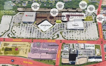 1155-2461 St. Louis Galleria, Saint Louis, MO - Vue aérienne  vue de carte - Image1