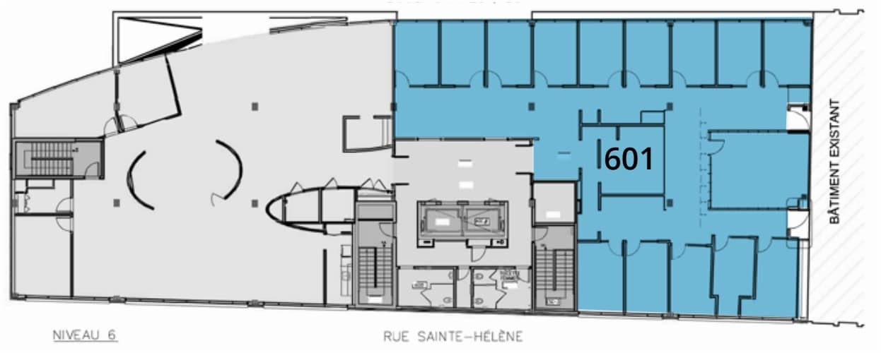 125 Boul Charest E, Québec, QC à louer Plan d’étage– Image 1 sur 1