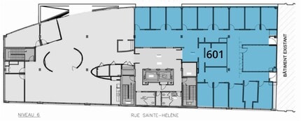 125 Boul Charest E, Québec, QC à louer Plan d’étage– Image 1 sur 1