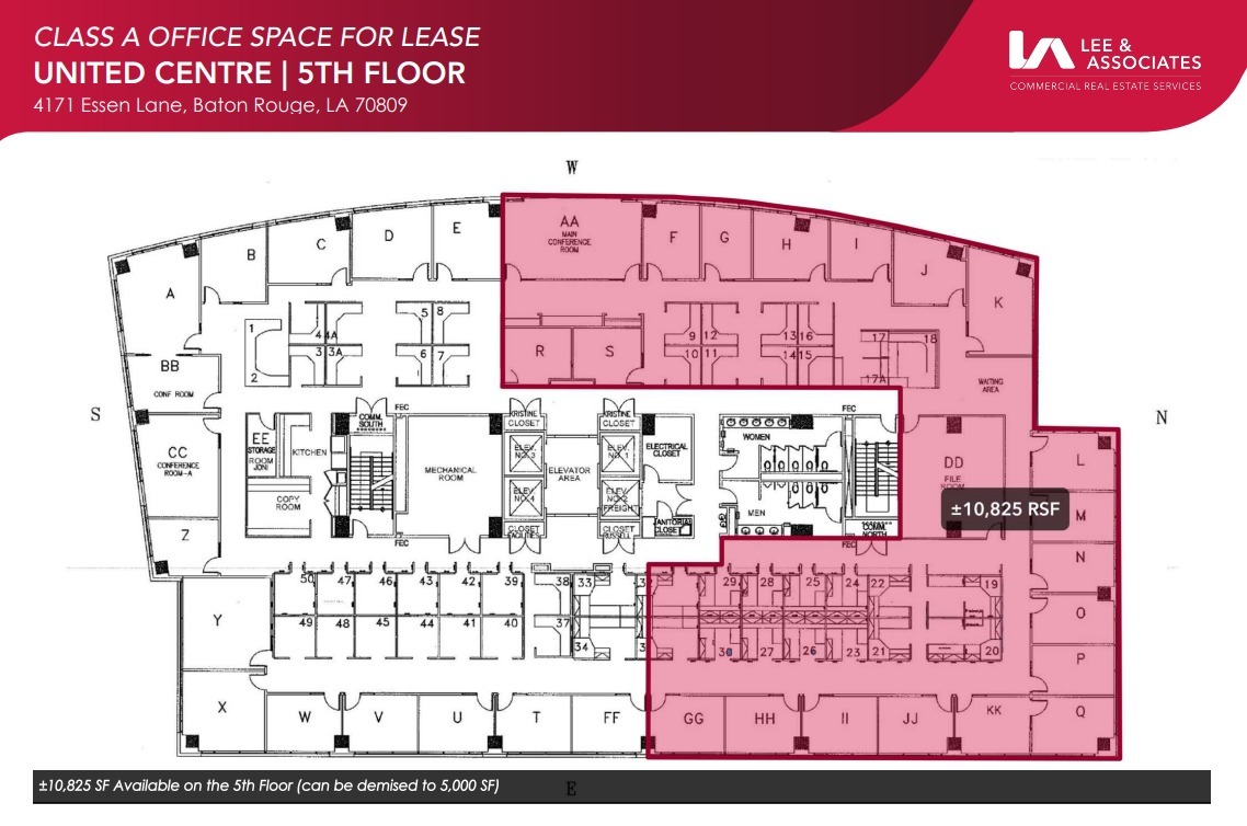 4171 Essen Ln, Baton Rouge, LA à louer Plan d’étage– Image 1 sur 1