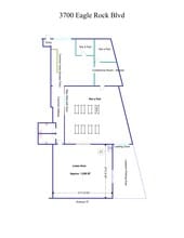 3700-3704 Eagle Rock Blvd, Los Angeles, CA à louer Plan de site– Image 1 sur 1