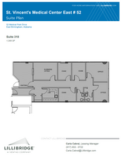 46-52 Medical Park Dr E, Birmingham, AL à louer Plan d’étage– Image 1 sur 1