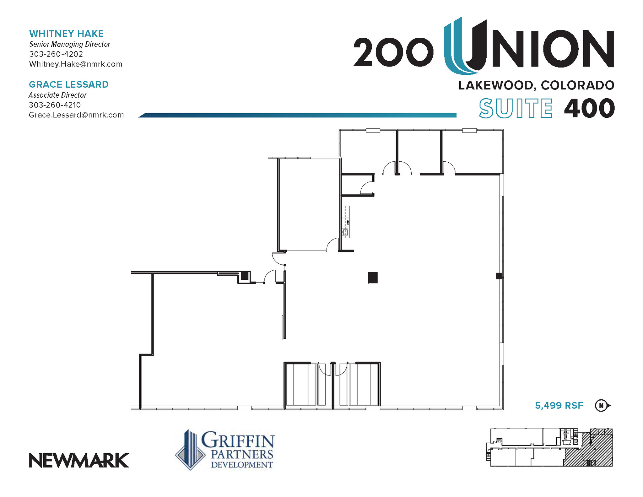 200 Union Blvd, Lakewood, CO à louer Plan d’étage– Image 1 sur 1