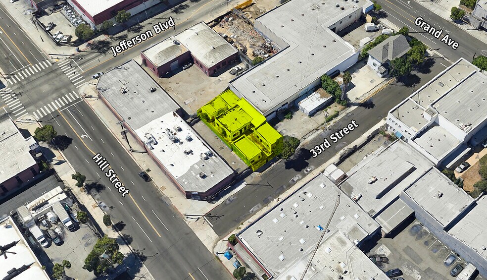 230 W 33rd St, Los Angeles, CA à louer - Aérien – Image 3 sur 3