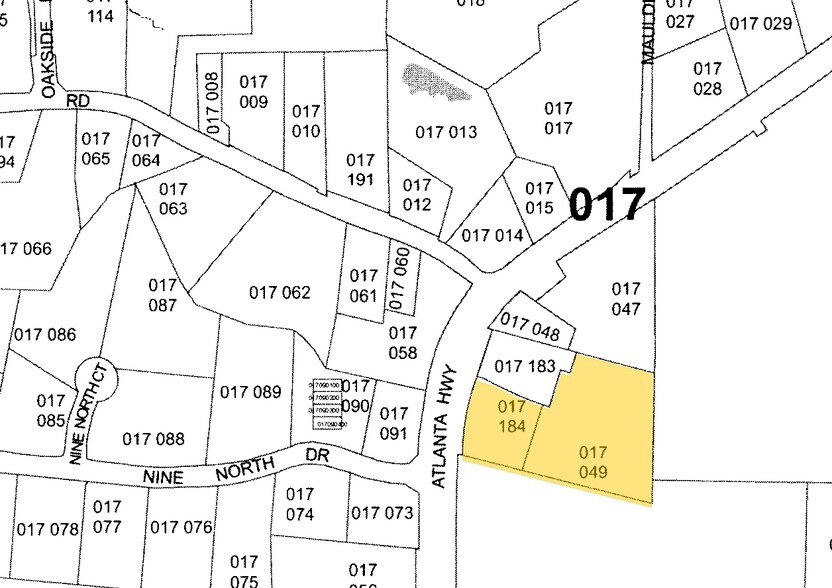 5445 Atlanta Hwy, Alpharetta, GA à louer - Plan cadastral – Image 2 sur 5
