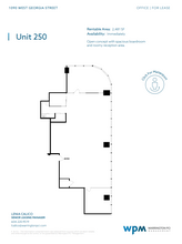 1090 W Georgia St, Vancouver, BC à louer Plan d’étage– Image 1 sur 1
