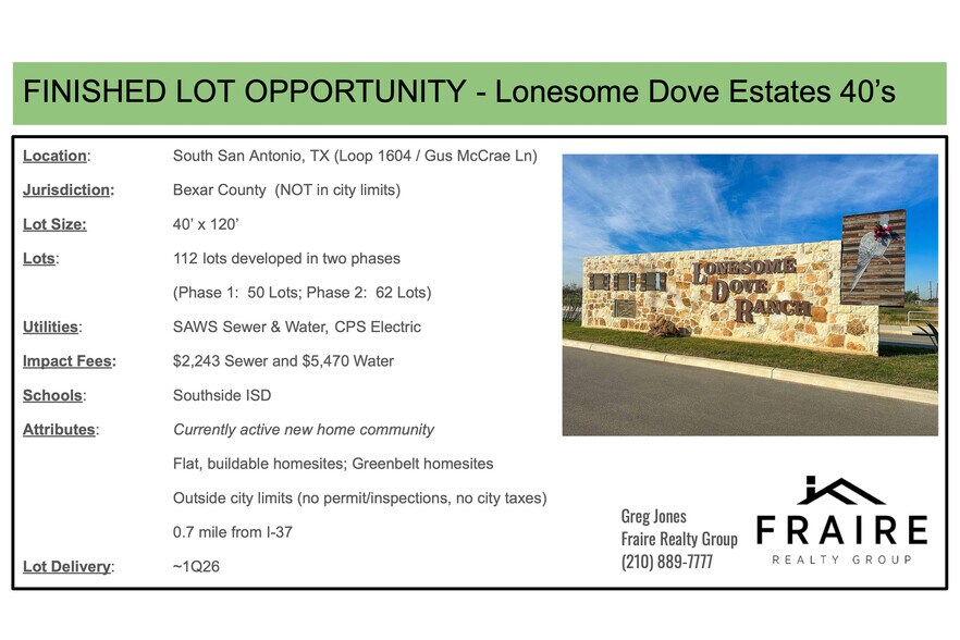 1234 Blackberry Grove, San Antonio, TX à vendre - Photo principale – Image 3 sur 7