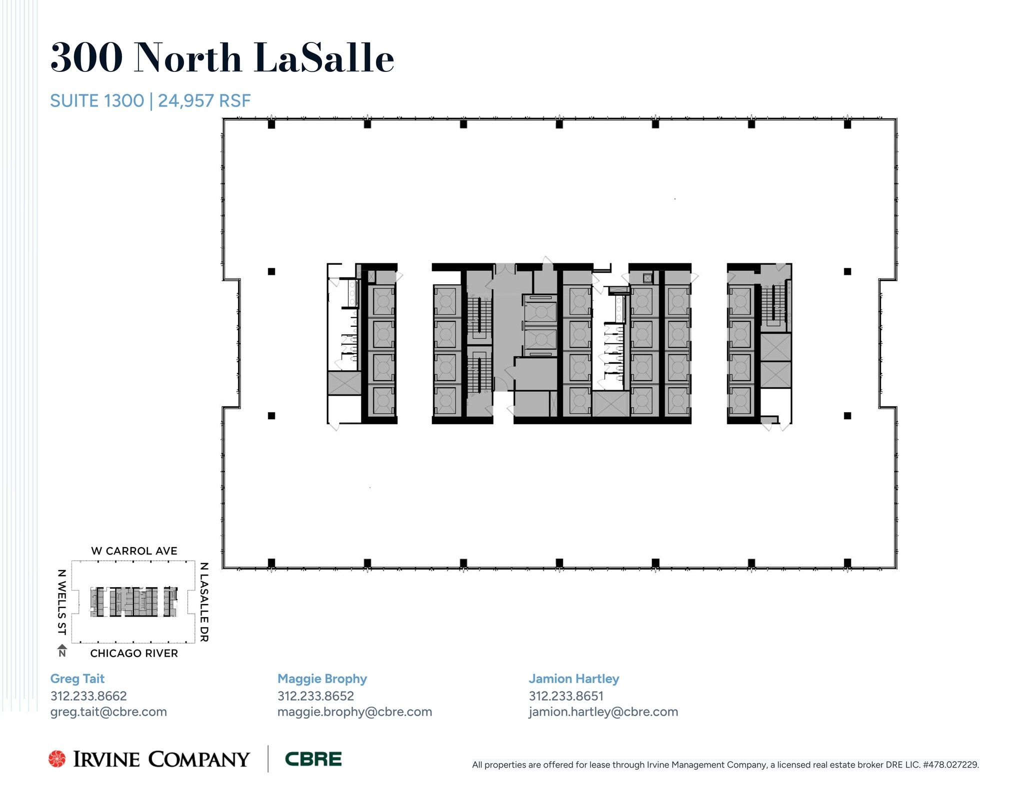 300 N LaSalle St, Chicago, IL à louer Plan de site– Image 1 sur 2
