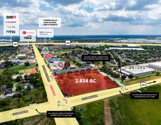 Plus de détails pour Southwest Corner of Fallbrook Drive & Huffmeister Road, Houston, TX - Terrain à vendre